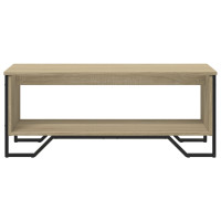 Produktbild för Soffbord sonoma-ek 100x51x40 cm konstruerat trä