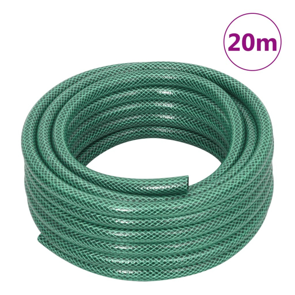 Produktbild för Slangvinda med slangkoppling 0,5" 20 m PVC