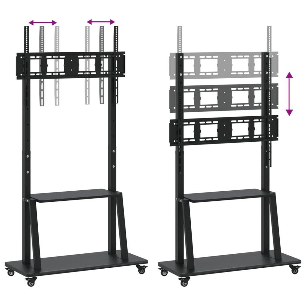Produktbild för Tv-ställ på hjul för 32-90 tums skärm max VESA 800x600 mm 100kg