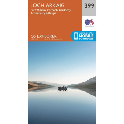 Ordnance Survey Loch Arkaig - Fort William and Corpach