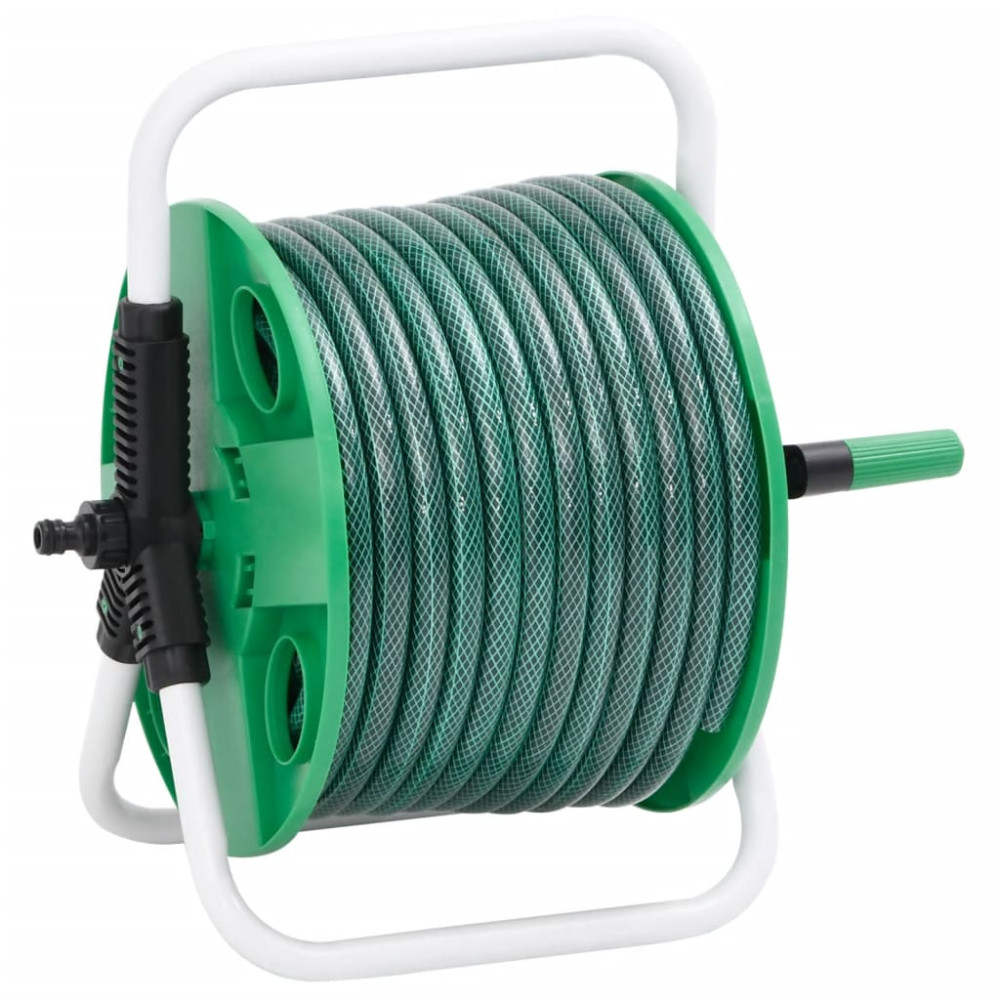 Produktbild för Slangvinda med slangkoppling 0,75" 20 m PVC