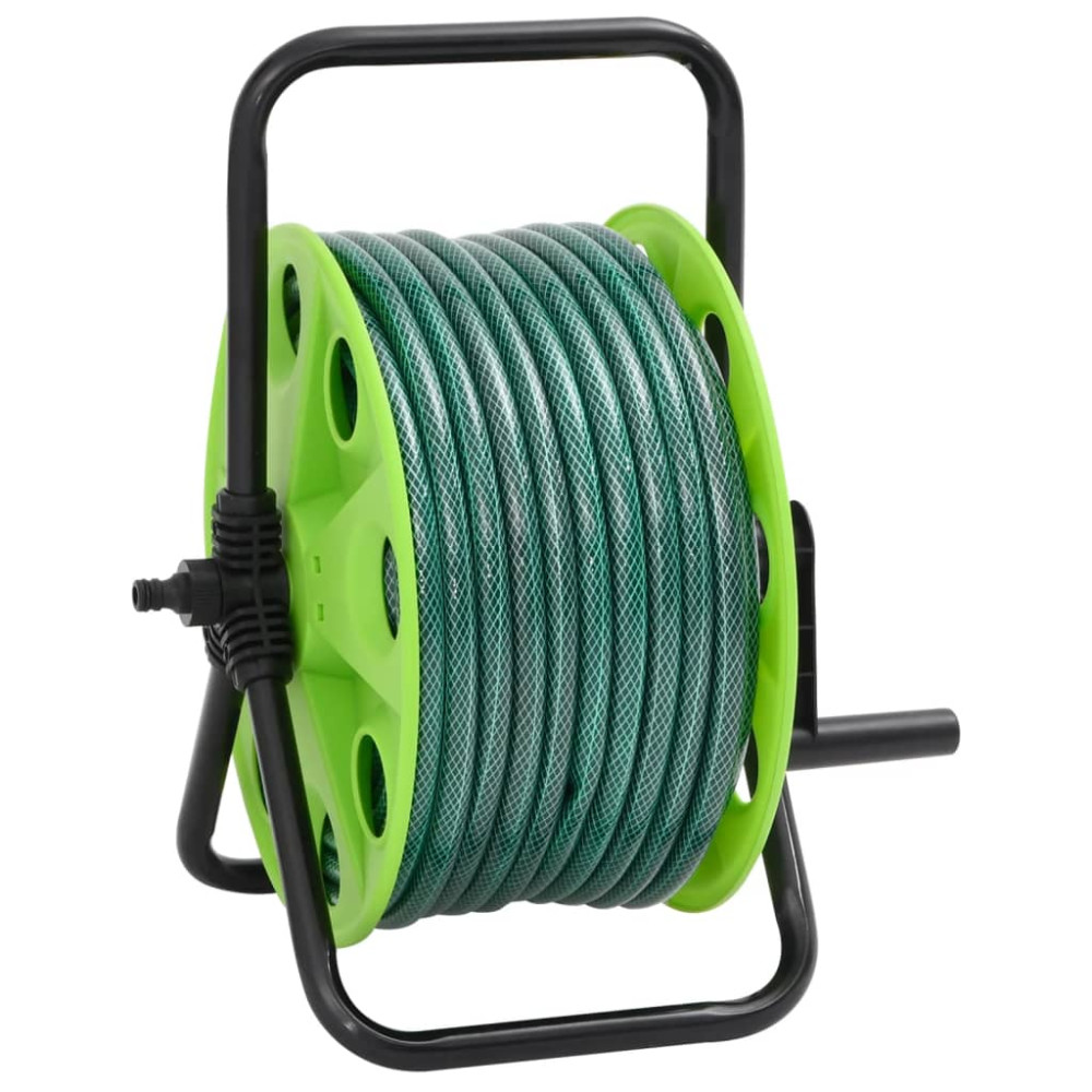 Produktbild för Slangvinda med slangkoppling 0,5" 30 m PVC