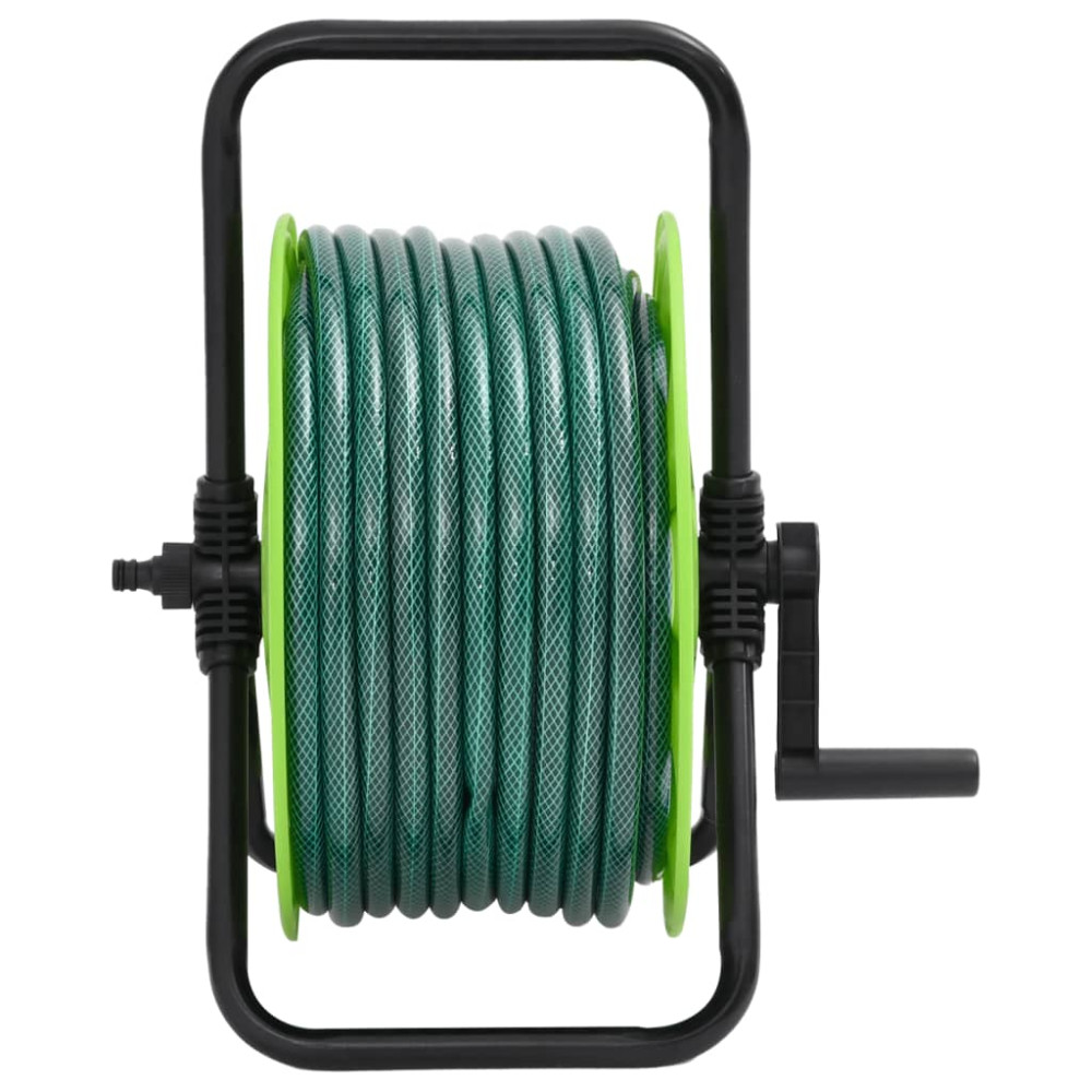 Produktbild för Slangvinda med slangkoppling 0,5" 30 m PVC