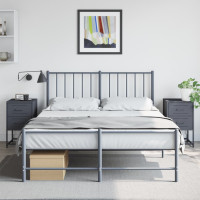 Produktbild för Sängbord 2 st antracit 36x39x60,5 cm stål