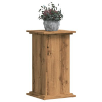 Produktbild för Växtställ ek 33x33x60 cm konstruerat trä