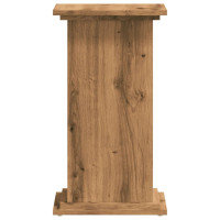 Produktbild för Växtställ ek 33x33x60 cm konstruerat trä