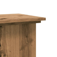 Produktbild för Växtställ ek 33x33x60 cm konstruerat trä