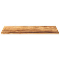 Produktbild för Bordsskiva 110x70x2,5 cm rektangulär massivt grovt mangoträ