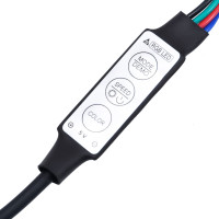 Produktbild för Soffbord med Infinity LEDs rökfärgad ek 116x69x40 cm