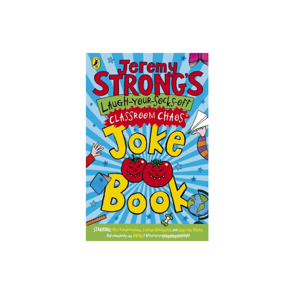 Produktbild för Jeremy Strong's Laugh-Your-Socks-Off Classroom Chaos Joke Book (häftad, eng)