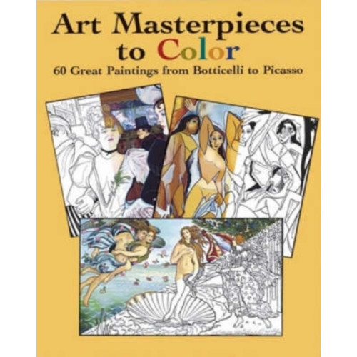 Dover publications inc. Art Masterpieces to Colour (häftad, eng)