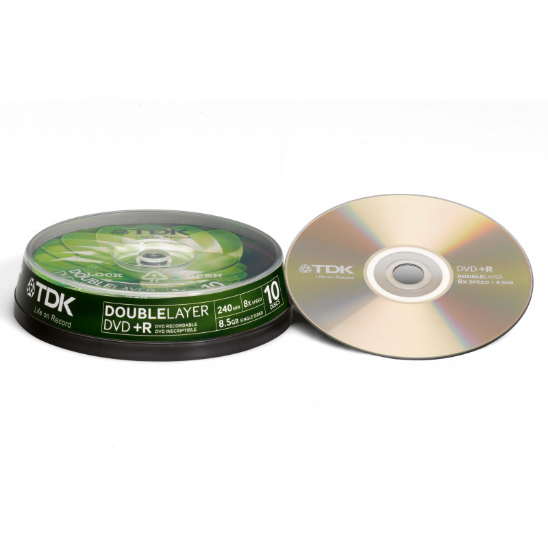 Produktbild för DVD+R DL Cakebox 10-pack 8,5 GB