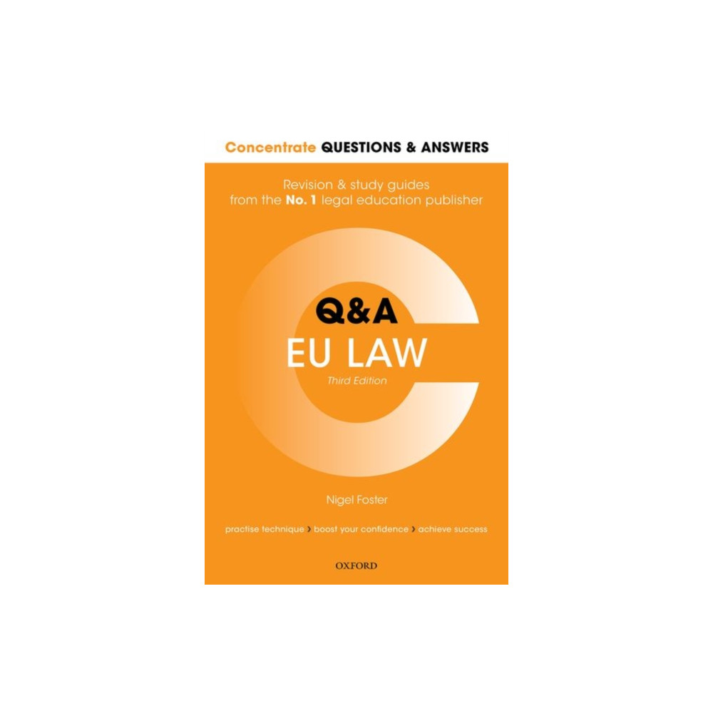 Produktbild för Concentrate Questions and Answers EU Law (häftad, eng)