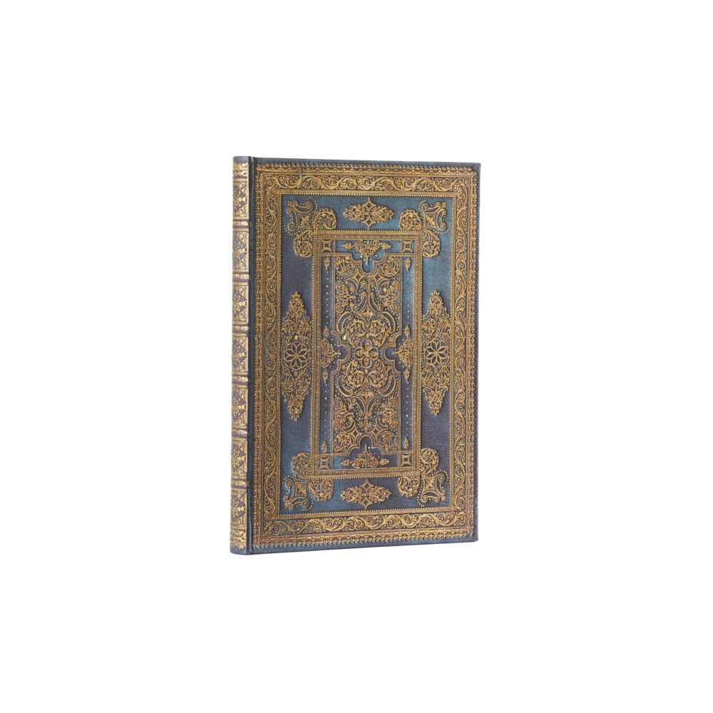 Produktbild för Blue Luxe (Luxe Design) Midi Lined Hardback Journal (Elastic Band Closure) (inbunden, eng)