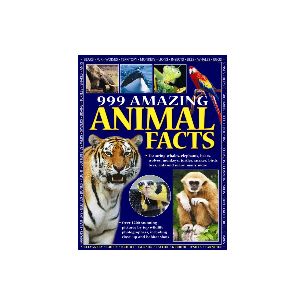 Produktbild för 999 Amazing Animal Facts (häftad, eng)