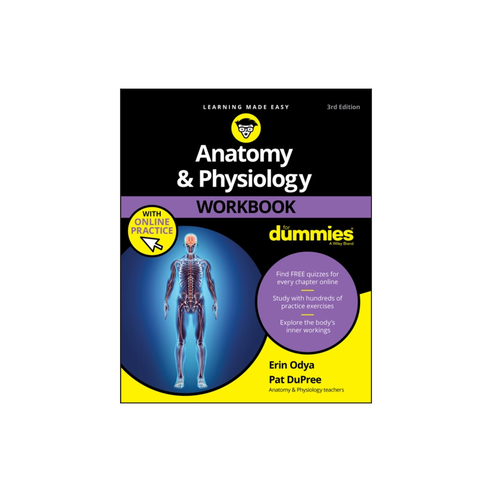Produktbild för Anatomy & Physiology Workbook For Dummies with Online Practice (häftad, eng)
