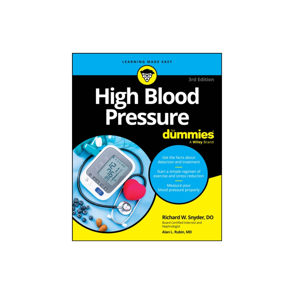 Produktbild för High Blood Pressure For Dummies (häftad, eng)