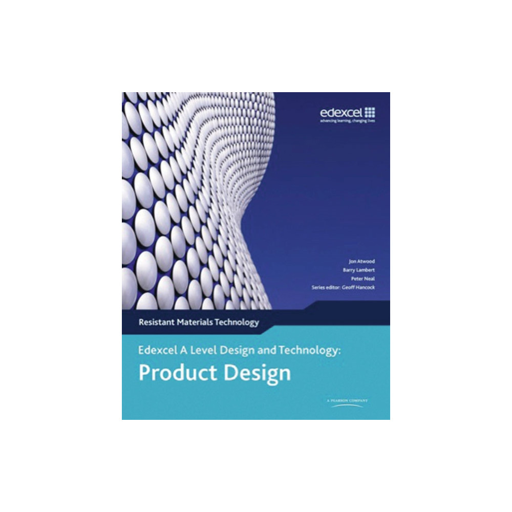 Produktbild för A Level Design and Technology for Edexcel: Product Design: Resistant Materials (häftad, eng)