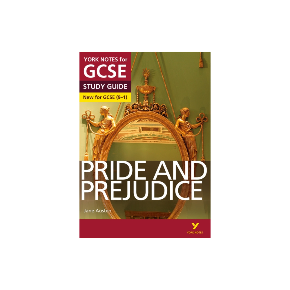 Produktbild för Pride and Prejudice York Notes GCSE English Literature Study Guide - for 2026, 2027 exams (häftad, eng)