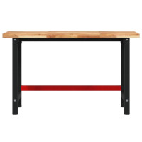 Produktbild för Arbetsbänk 140x60x83 cm massiv akacia rektangulär