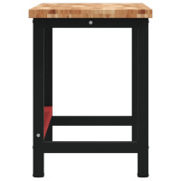 Produktbild för Arbetsbänk 140x60x83 cm massiv akacia rektangulär