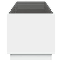 Produktbild för Soffbord med Infinity LEDs vit 90x50x50 cm