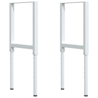 Produktbild för Arbetsbänk 80x60x(73-99,5) cm massiv akacia rektangulär