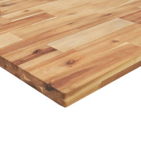 Produktbild för Arbetsbänk 80x60x(73-99,5) cm massiv akacia rektangulär