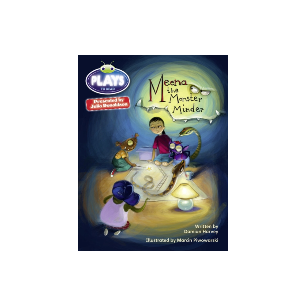 Produktbild för Bug Club Julia Donaldson Plays Grey/3A-4C Meena the Monster Minder (häftad, eng)