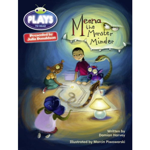 Pearson Education Limited Bug Club Julia Donaldson Plays Grey/3A-4C Meena the Monster Minder (häftad, eng)