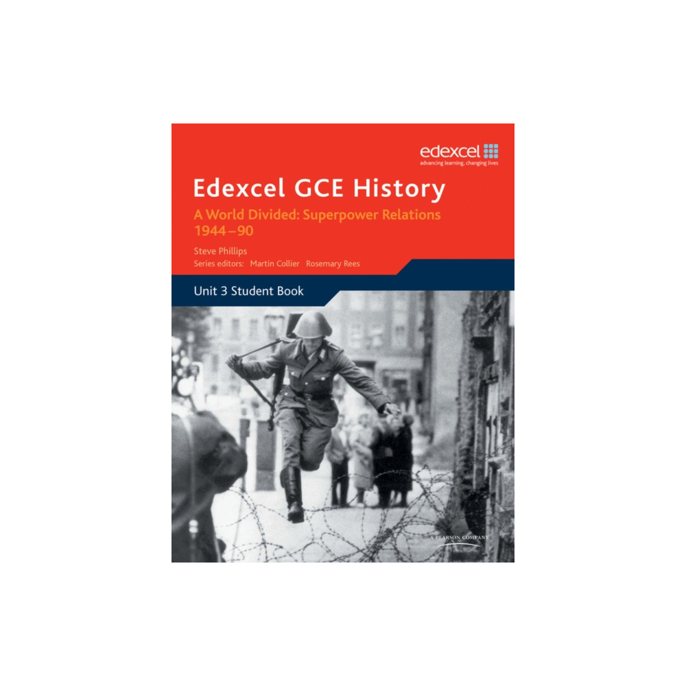 Produktbild för Edexcel GCE History A2 Unit 3 E2 A World Divided: Superpower Relations 1944-90 (häftad, eng)