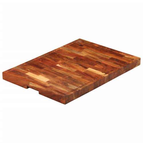 vidaXL Skärbräda 60x42x4 cm massivt akaciaträ