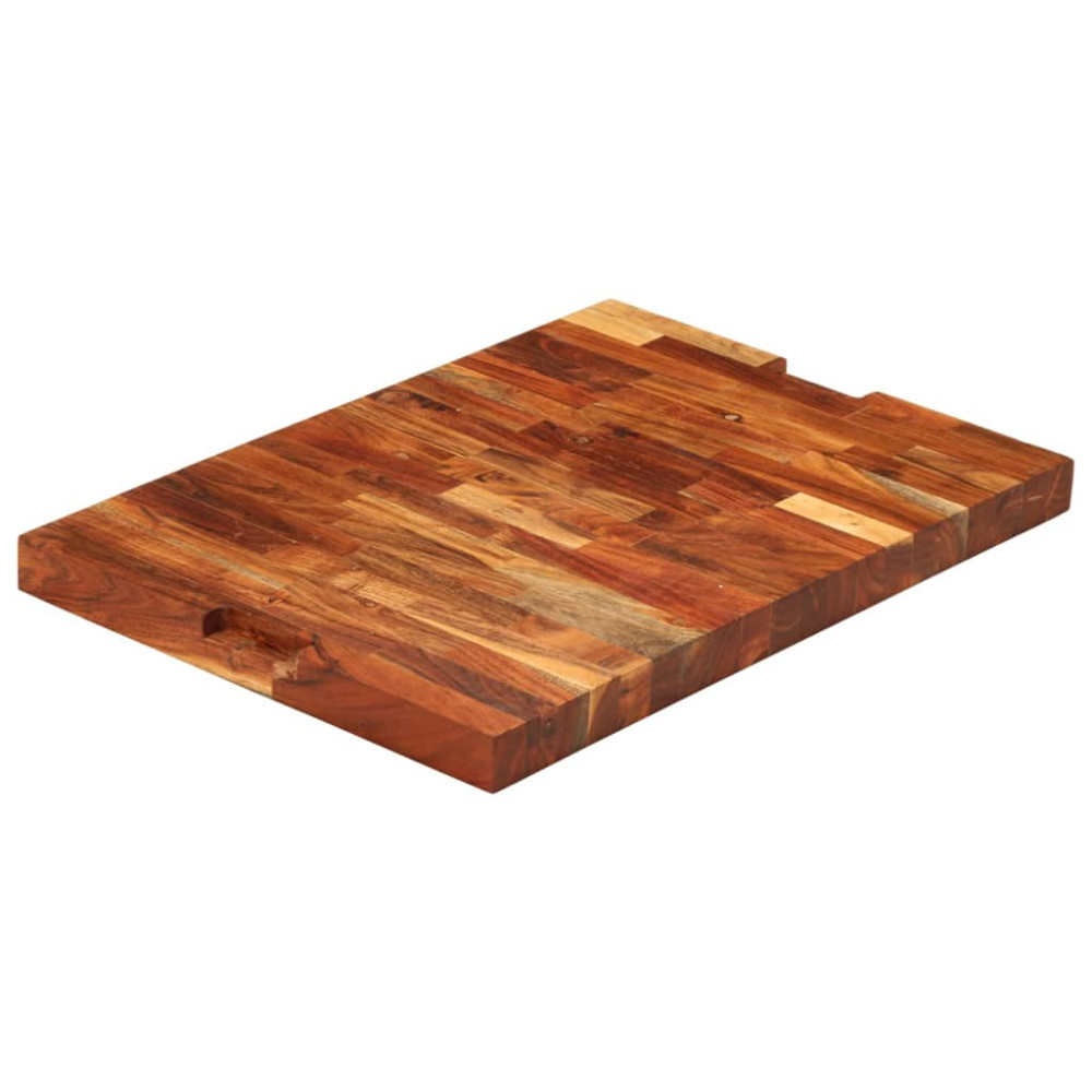 Produktbild för Skärbräda 60x42x4 cm massivt akaciaträ