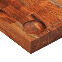 Produktbild för Skärbräda 60x42x4 cm massivt akaciaträ