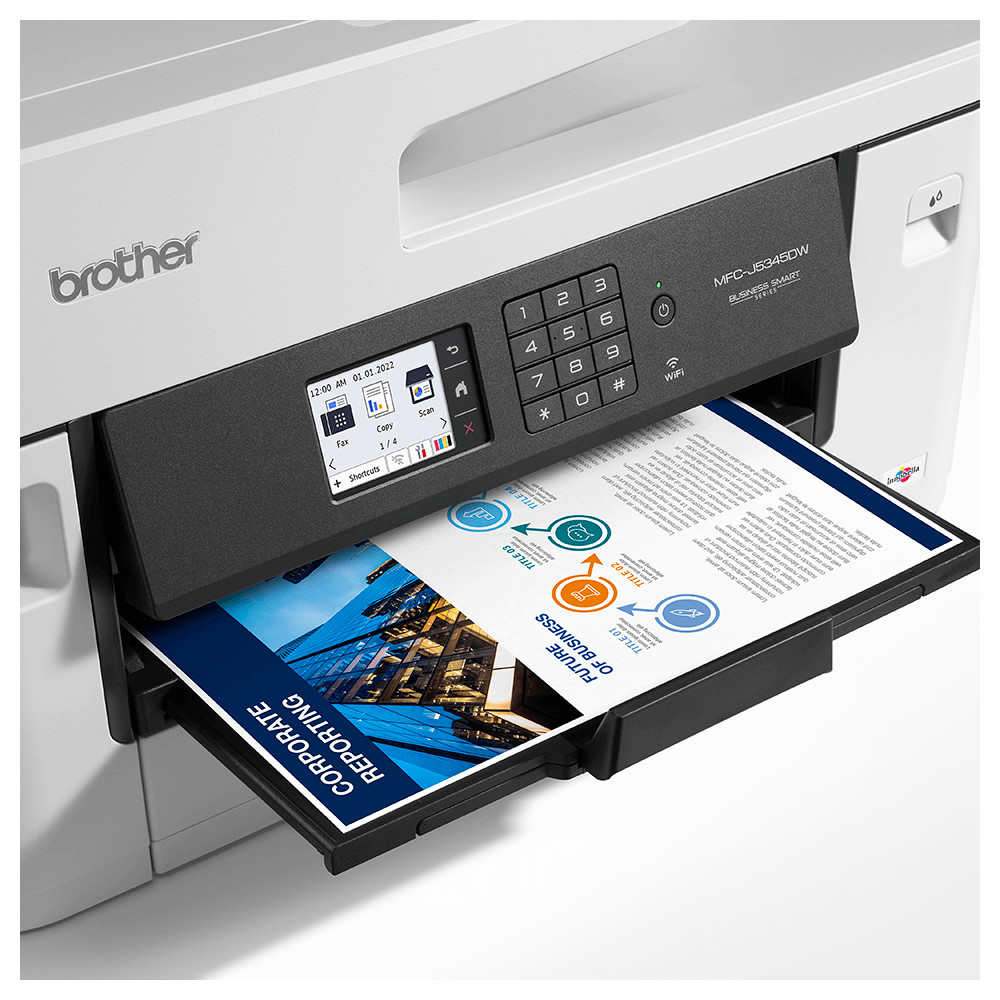 Produktbild för Brother MFC-J5345DW multifunktionsskrivare Bläckstråleskrivare A3 4800 x 1200 DPI 28 ppm Wi-Fi