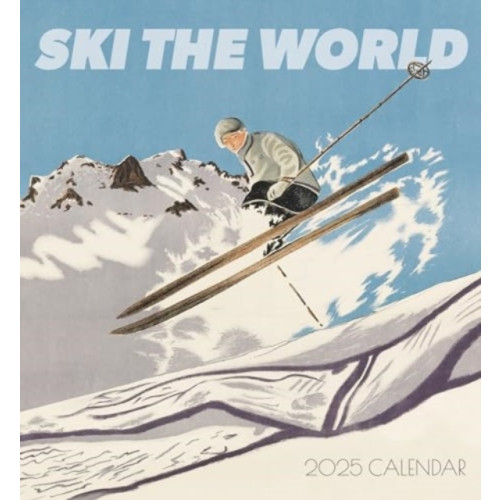 Pomegranate Ski the World 2025 Wall Calendar (häftad, eng)