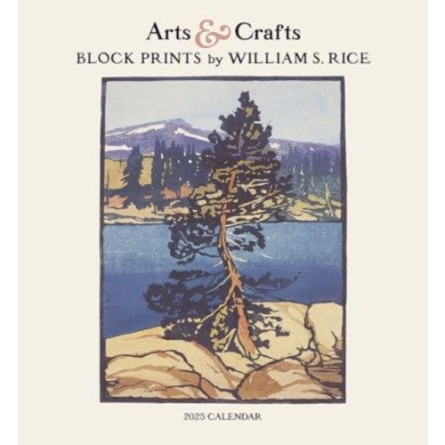 Pomegranate Arts & Crafts Block Prints by William S. Rice 2025 Wall Calendar (häftad, eng)