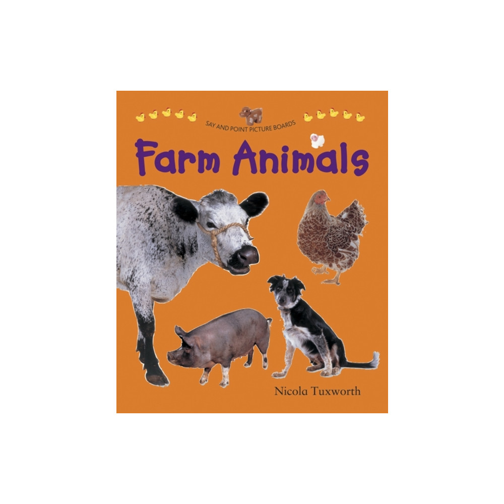 Produktbild för Say and Point Picture Boards: Farm Animals (bok, board book, eng)