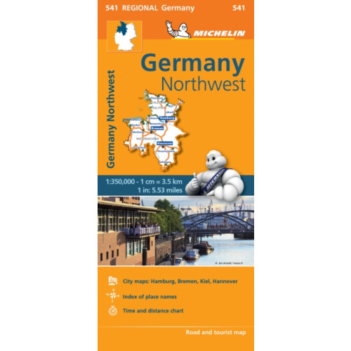 Michelin Editions Des Voyages Germany Northwest - Michelin Regional Map 541