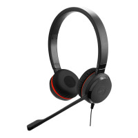 Produktbild för Jabra Evolve 30 II Headset Kabel Huvudband Kontor/callcenter Svart