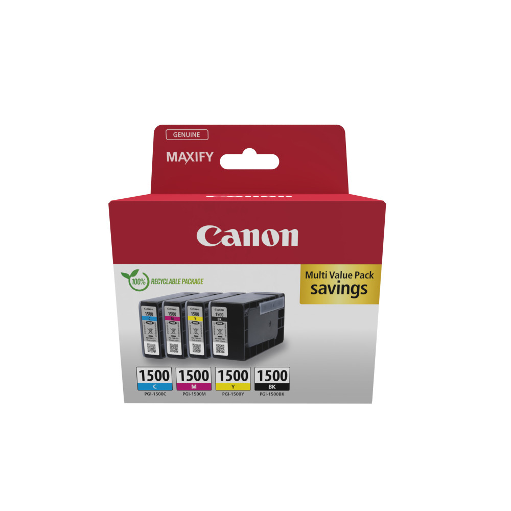 Produktbild för Canon 9218B006 bläckpatroner 4 styck Original Svart, Cyan, Magenta, Gul