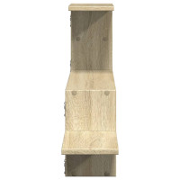 Produktbild för Vägghylla sonoma-ek 104x15x49 cm konstruerat trä