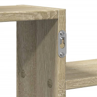 Produktbild för Vägghylla sonoma-ek 104x15x49 cm konstruerat trä
