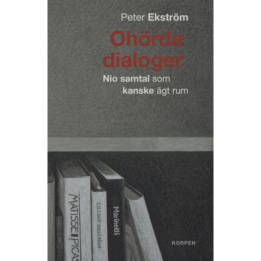 Produktbild för Ohörda dialoger : nio samtal som kanske ägt rum (bok, danskt band)