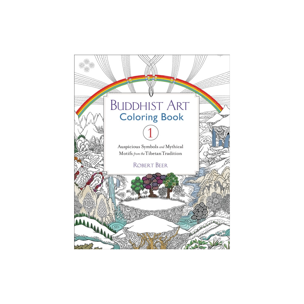 Produktbild för Buddhist Art Coloring Book 1 (häftad, eng)