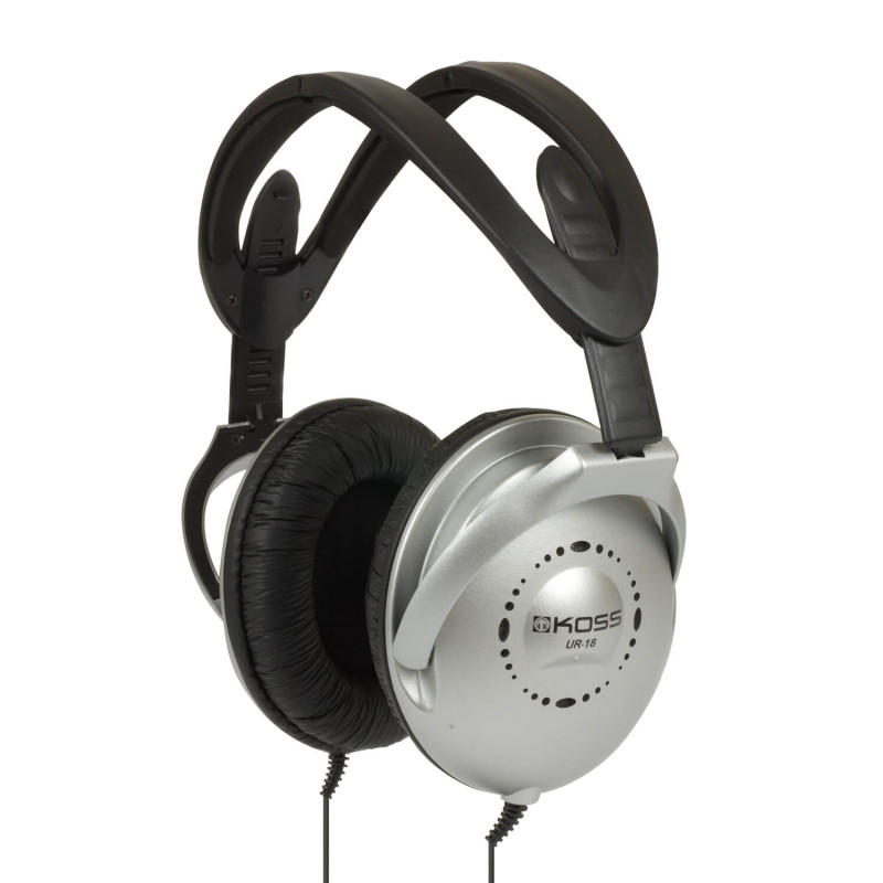 Produktbild för Hörlur UR18 Over Ear Silver