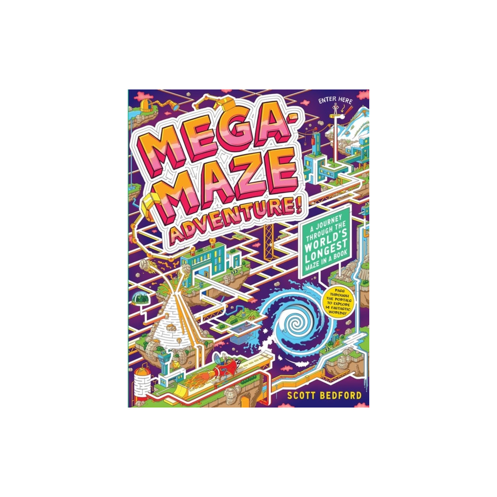 Produktbild för Mega-Maze Adventure! (Maze Activity Book for Kids Ages 7+) (bok, board book, eng)