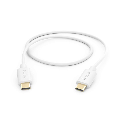 Hama Charging Cable USB-C to USB-C 1.0m White