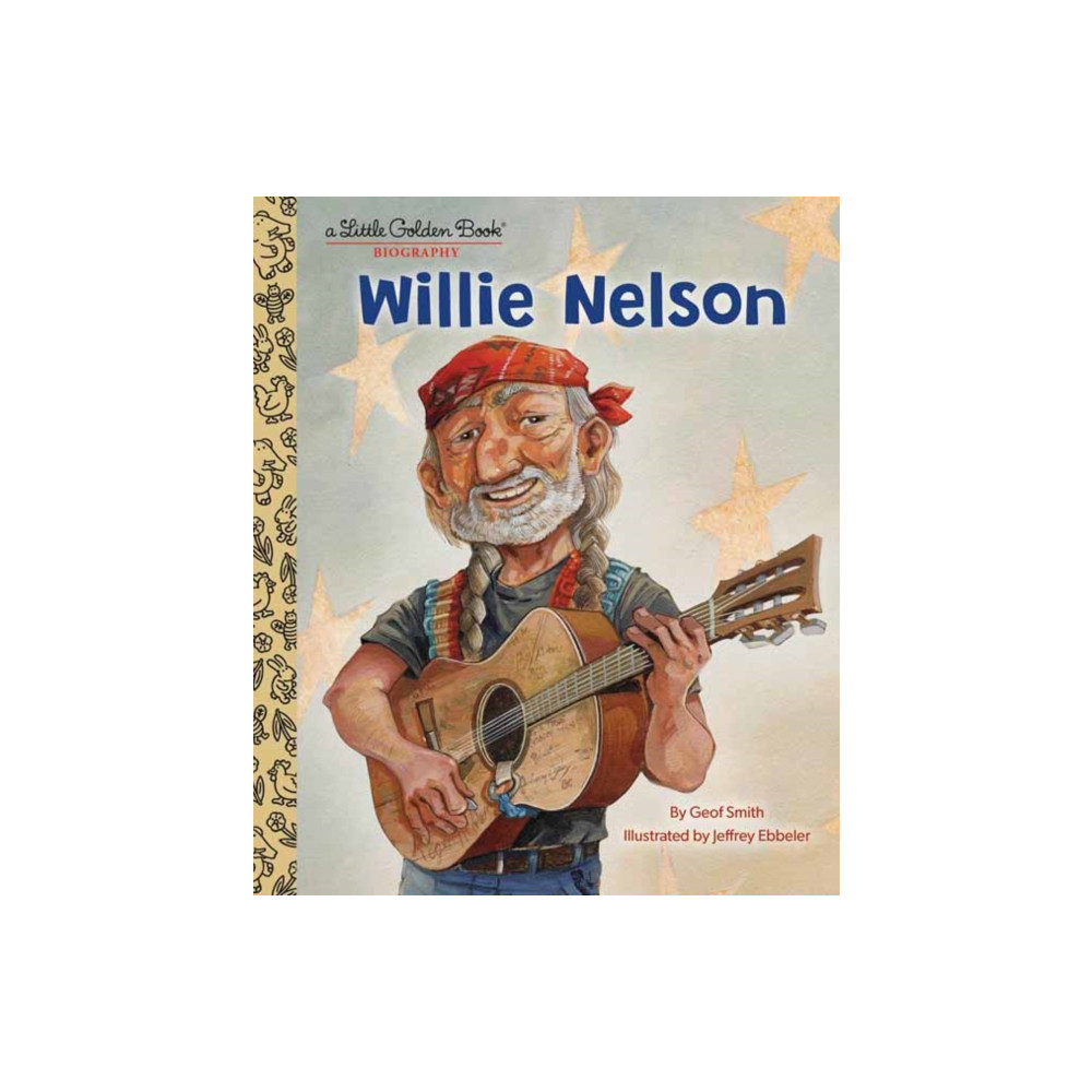 Produktbild för Willie Nelson: A Little Golden Book Biography (inbunden, eng)