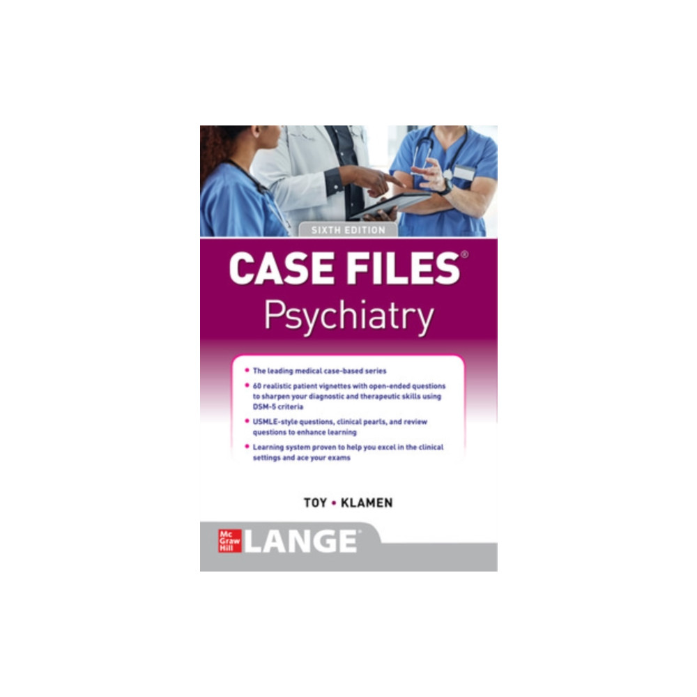 Produktbild för Case Files Psychiatry, Sixth Edition (häftad, eng)